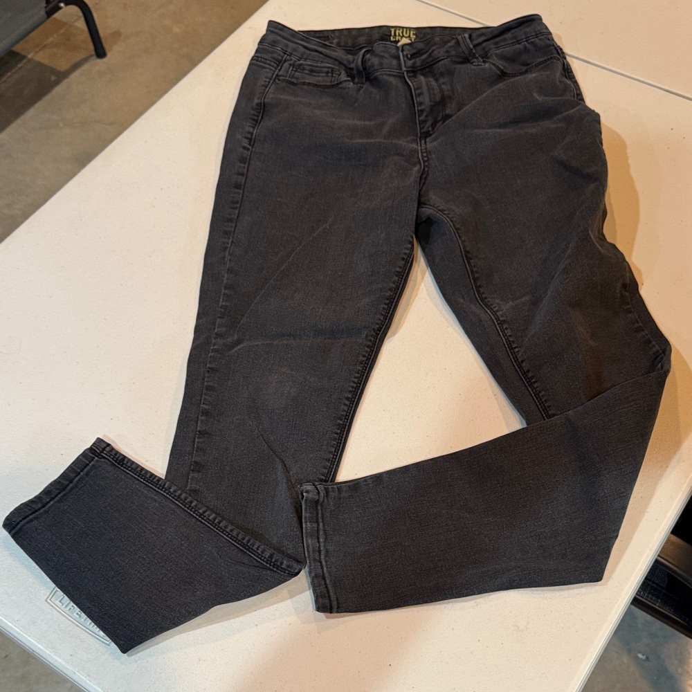 True Craft Women's Charcoal Skinny Jeans